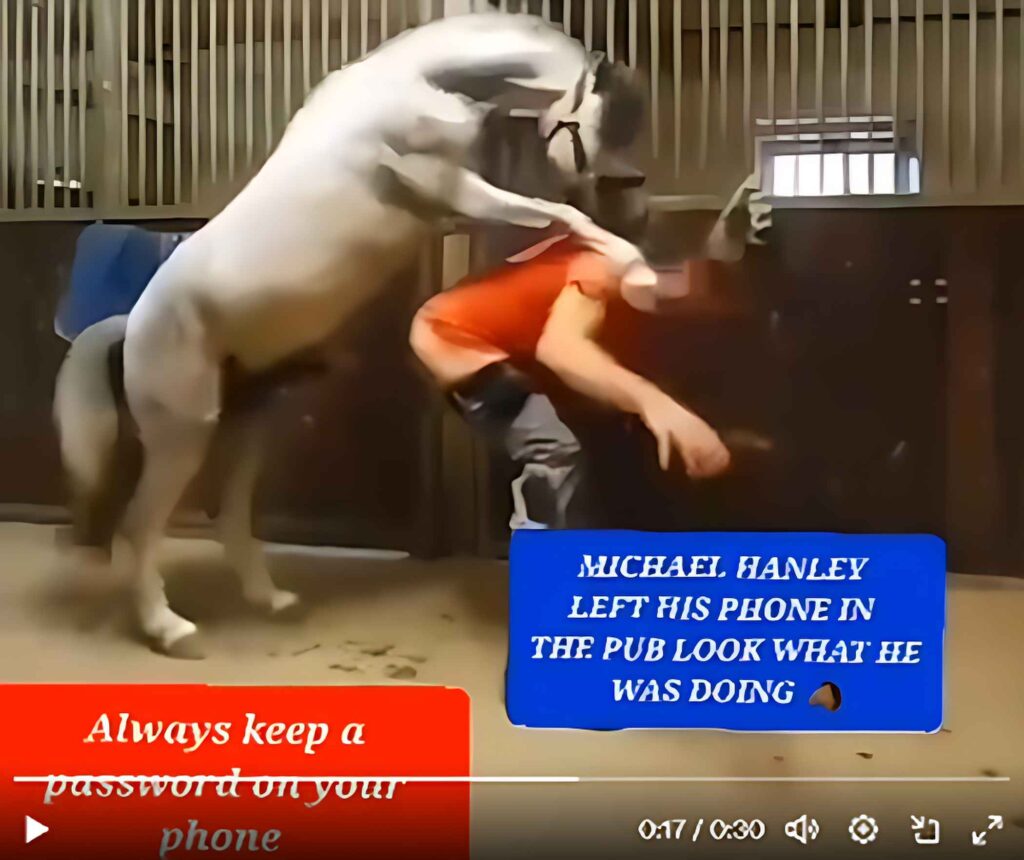 Full Michael Hanley Horse Video