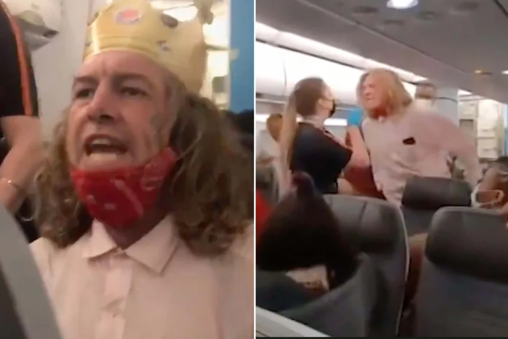 Burger King Hat Guy's Plane Video