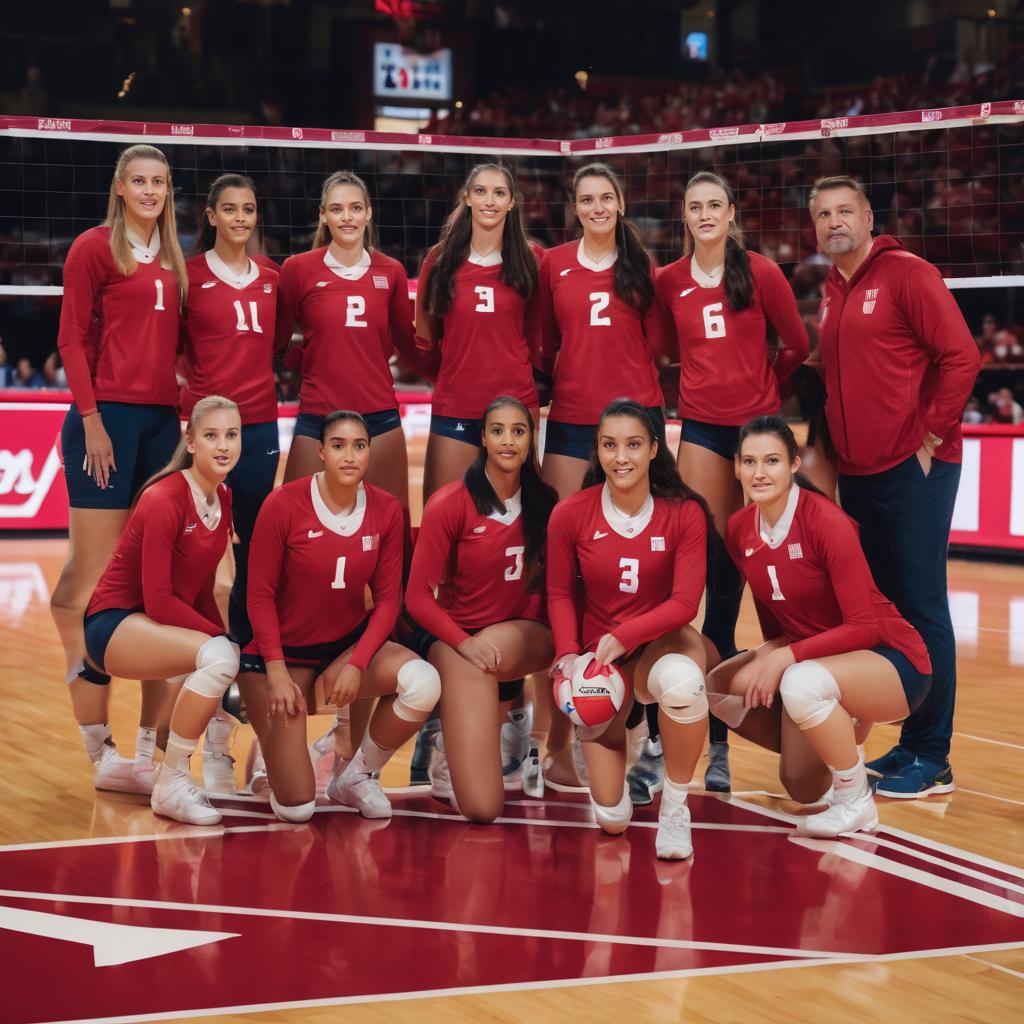 Wisconsin Volleyball  team